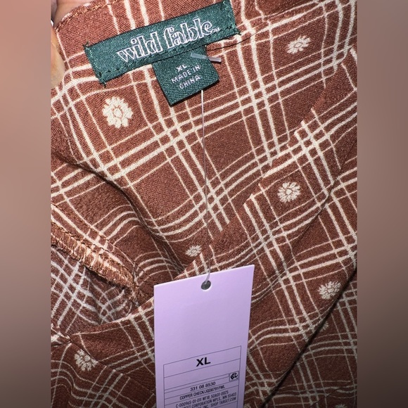 🤎 NWT! Brown Hatch Floral Summer Dress - Picture 2 of 4